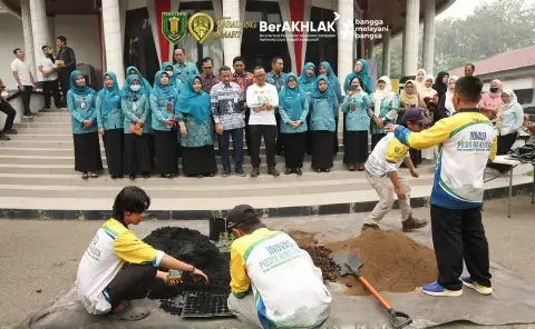 Bupati Tabalong Luncurkan Inovasi "Gempar Smart". Untuk Dorong Ketahanan Pangan Keluarga