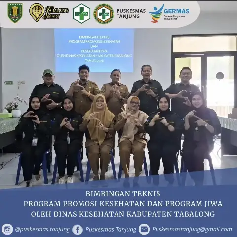 Bimbinan Teknis Program Promosi Kesehatan dan Program Kesehatan Jiwa oleh Dinas Kesehatan Kabupaten Tabalong