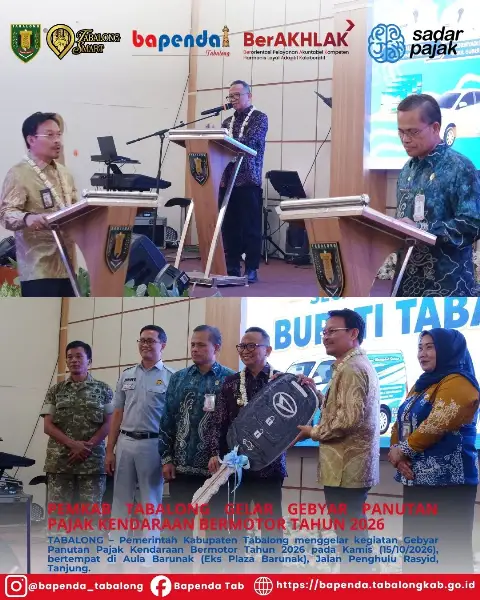 Pemkab Tabalong Gelar Gebyar Panutan Pajak Kendaraan Bermotor Tahun 2026