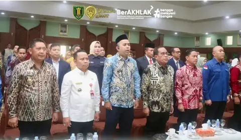 Wakil Bupati Tabalong Menghadiri Pengukuhan Kepala Perwakilan BPKP Kalimantan Selatan
