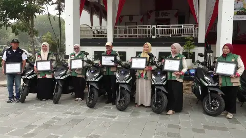 Penyuluh Tabalong Sumringah! Bantuan 18 Motor Permudah Tugas ke Lapangan