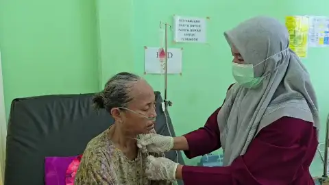 Kabut Asap Selimuti Tabalong, Layanan Oksigen Gratis Siap 24 Jam