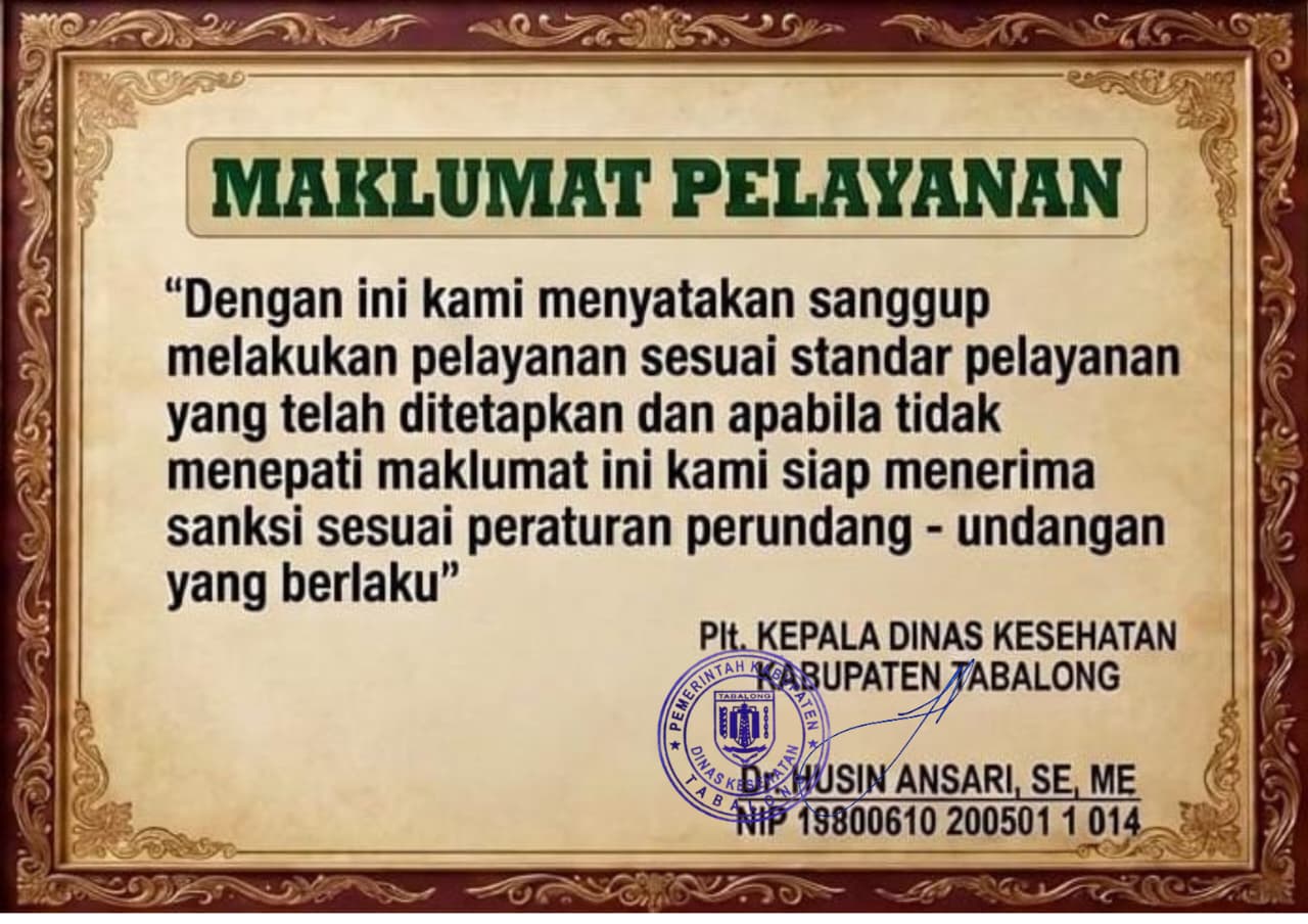 Maklumat Pelayanan